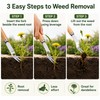 Stainless Steel Hand Weeder for Garden Weed Removal – Y-Shaped