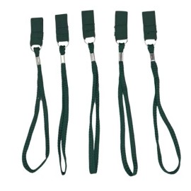 Comfort Axis Replacement Stretchable Elastic Wrist Straps for Walking Canes, 5 pack Green
