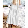 NASHALYLY Skirts for Women Boho Elastic Waisted Drawstring Swing Ruched