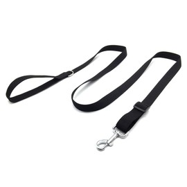 6FT Adjustable Dog Leash, Nylon Dog Leashes for Medium Large Dogs (Black)