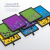 Tektalk 2000 Piece Foldable Felt Jigsaw Puzzle Board with Height