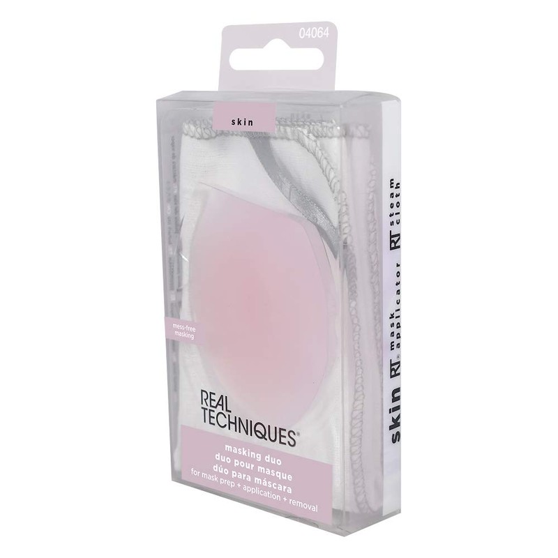 REAL TECHNIQUES Mess Free Masking Applicator & Steam Cloth Duo,4064