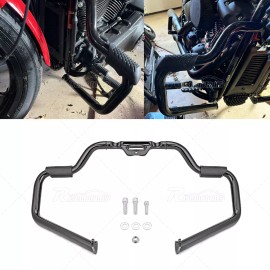 RI Mustache Engine Guard Crash Bar For Harley Softail Street Bob Fat Boy 2018-2024