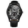 T-WINNER Casual Automatic Mechanical Waterproof PU Leather Band Men Watch(B)