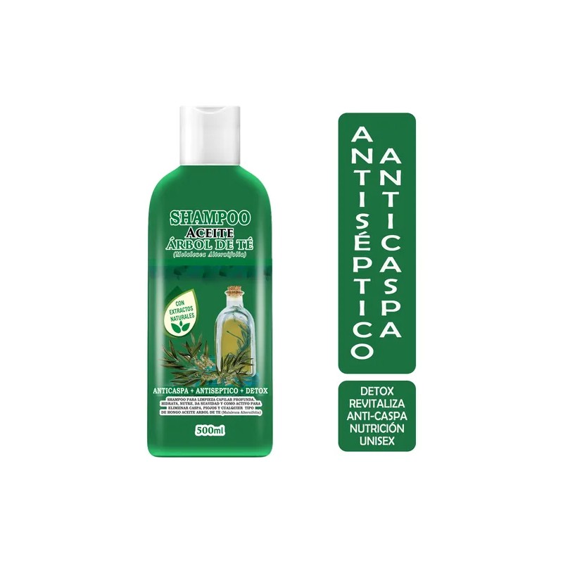 Shampoo Aceite Árbol De Te Tea Tree Orgánico 500ml