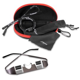 TOPSIDE Safety Glasses 2.0 - Lightweight Metal Frame with High-Quality Prisms (Includes Sports Case and Glasses Strap)