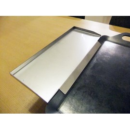 Side tray [Medium] Extra Thick Barbecue Plate for Plate thickness 4.5 mm, 100 mm x 300 mm