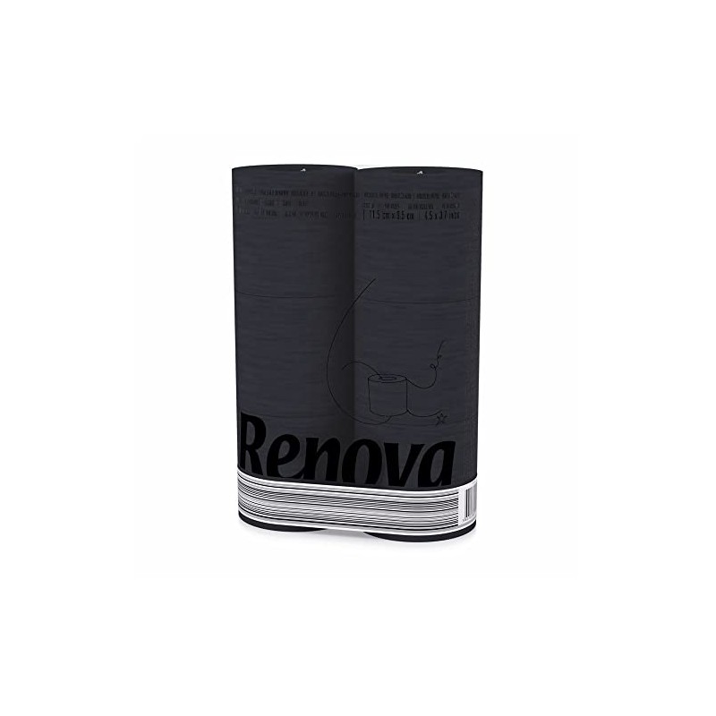 Renova Black Label, Papel Higienico Negro