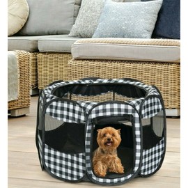 Portable Pet Puppy Soft Tent Playpen Dog Cat Folding Crate Play Dog Pen Pop-Up