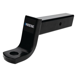 Reese 7028200 Class V Heavy Duty Ball Mount ,13,000 lbs. Capacity, Fits 2-1/2 inches Receiver, 5 inch Drop, Black