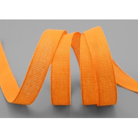 20 m x 15 mm Cotton Ribbon Plain Orange Decorative Ribbon Made of 100% Cotton Environmentally Friendly Biodegradable No Wire Ribbon Natural Gift Ribbon Decorative Ribbon Natural
