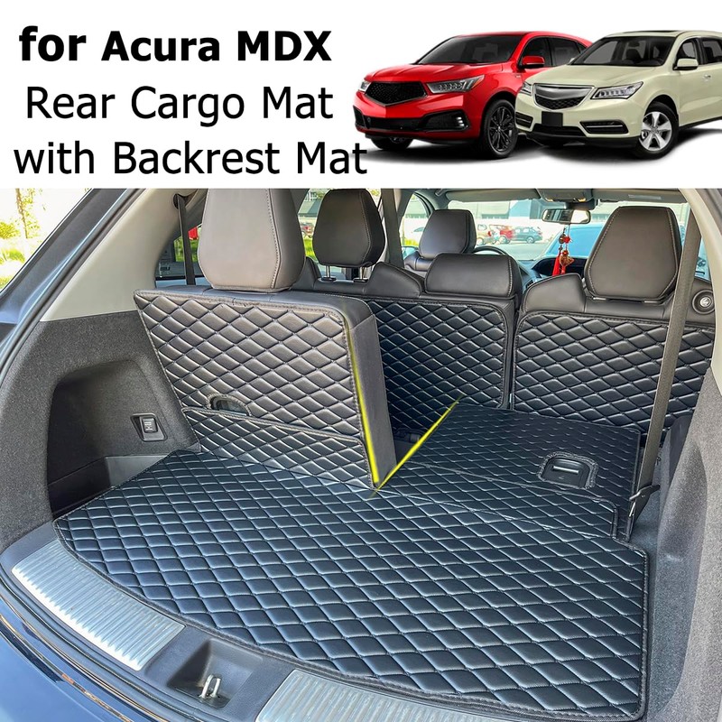 7DEEKEI Cargo Mat for 2014-2020 Acura MDX Trunk Mat and