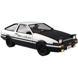 Aoshima Bunka Kyozai Initial D No. 6, Takumi Fujiwara, AE86 Toreno, Volume 37, 1/24 Scale, Plastic Model