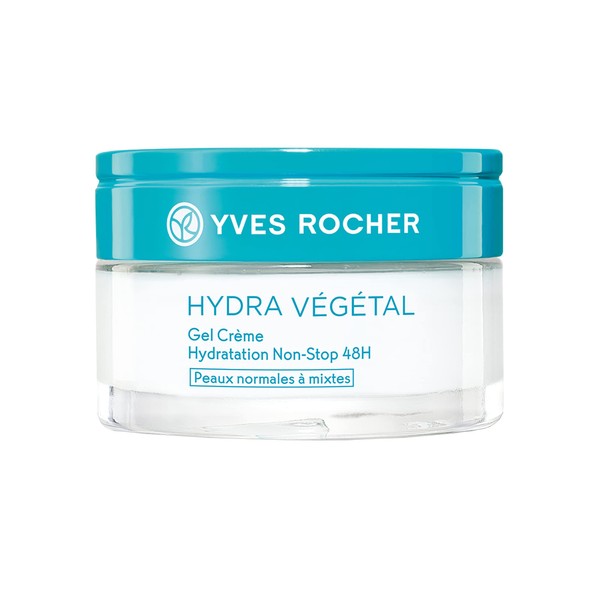 Yves Rocher 48 Hour Moisturizing Gel Cream | For Normal to Combination Skin| Hydrate & Restore | 1.6 fl oz
