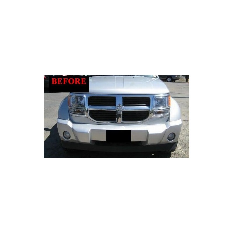 312 Motoring fits 2010-2011 Dodge Nitro Chrome Trim for Grille