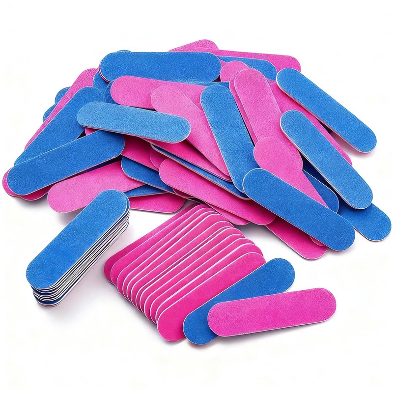 200 Pcs Mini Nail File, Disposable Professional Nail Files for