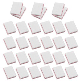 YPYMOD Pack of 30 Nail File Blocks, Professional Buffer Nail Files, Sanding Blocks, Nail File Manicure Tool, for Manicure, Pedicure and Nail Modelling (White)