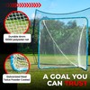 Velocity - Lacrosse Goal - Portable Steel Frame with White