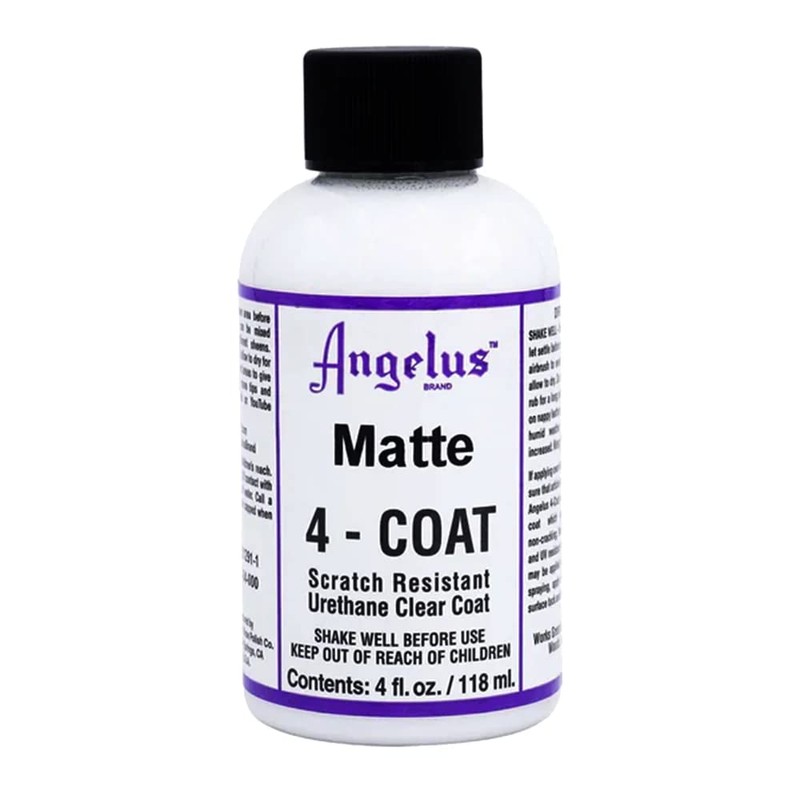 Angelus 4-Coat Finisher, 1 Ounce Bottle, Matte (902-01-000)