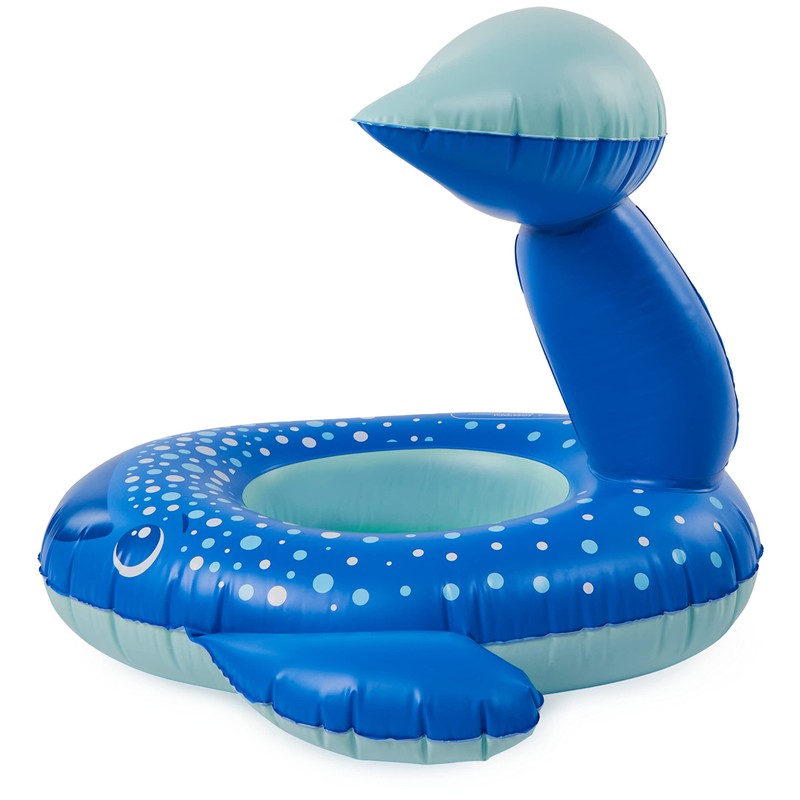 Swimways Sun Canopy Baby Boat, Inflatable Baby Pool Float &