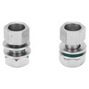2Pcs Cable Connectors Waterproof Stainless Steel Cord Head Adapters for