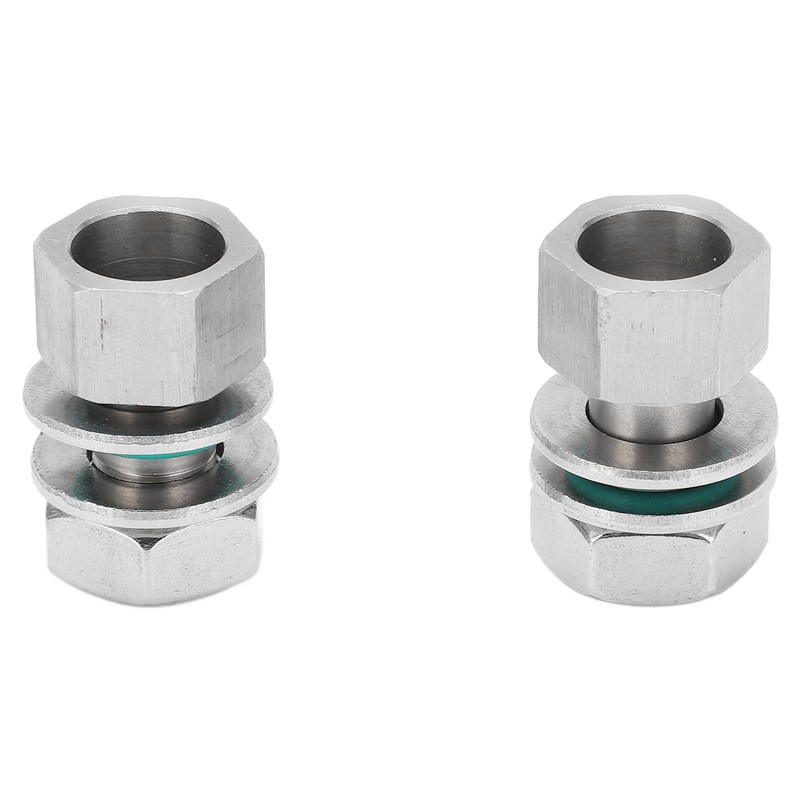 2Pcs Cable Connectors Waterproof Stainless Steel Cord Head Adapters for
