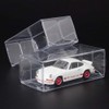Julyue 50Pcs Plastics PVC Transparent Box Display Case, 1/64 Scale