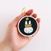Green Flash GMB-017 Miffy Patch Key Holder, Black, Approx. W