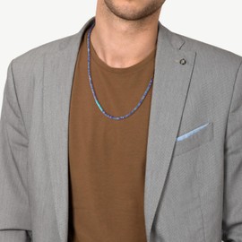 COAI Gemstone Surfer Necklace, Lapis Lazuli