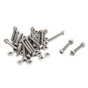 Sourcingmap M2.5x16mm Hex Socket Head Knurled Cap Screws Bolts Nuts