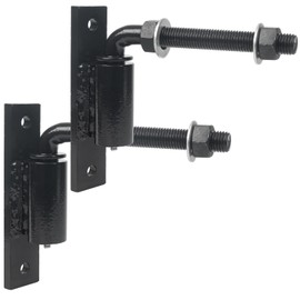 Gudwells Industrial Heavy Duty Bolt on 3/4" J Bolt Gate Hinge for Large Heavy Driveway Gates Up to 1100 Pounds, No Welding Lubricated Ball Bearing Hinge 2 Packs