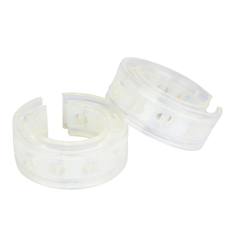 2pc Transparent Car Shock Absorber Buffer Spring Bumper Cushion Type