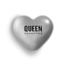 QUEEN COSMETICS SUBLIME HEARTS REFILL COMPACT SYSTEM, SILVER