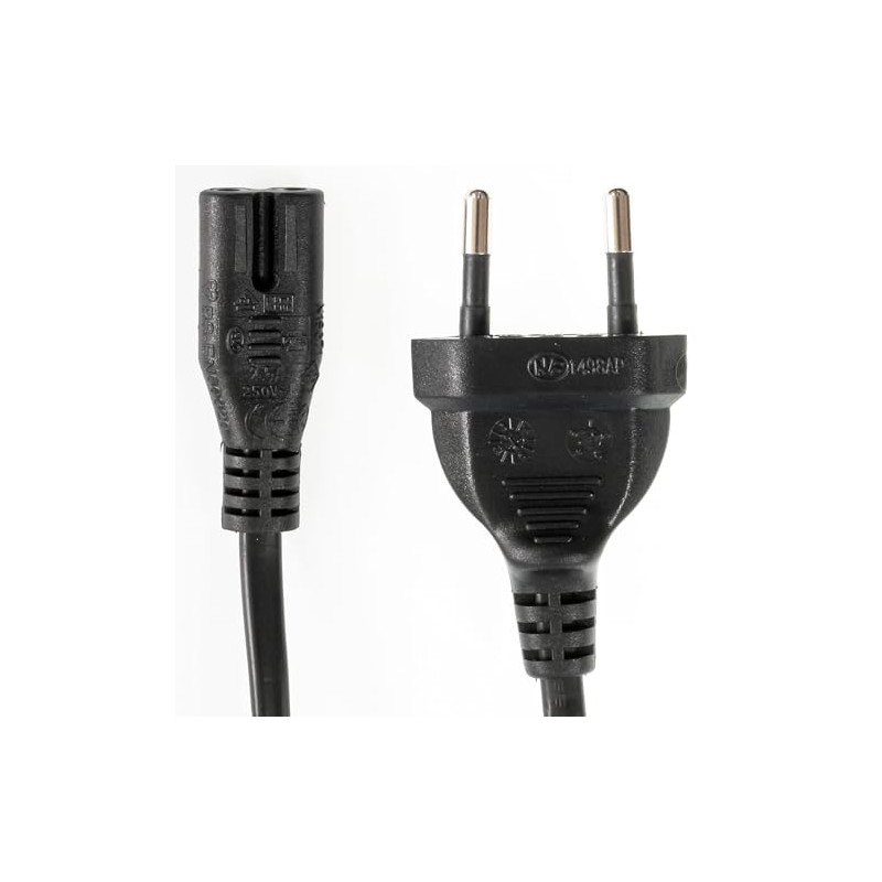 shortix Short power cable (power cable with Euro flat plug
