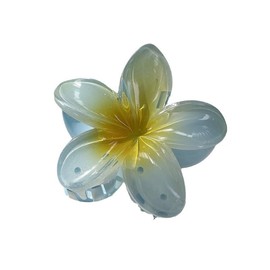 YINZZTRY 7 Stück Blumen Haarspangen, Blumen Haarklammer Groß, Niedliche Gelée Farbe Haarklammern, Hawaii Rutschfeste Haar Jaw Clips, blumen klammer für Frauen, Mädchen