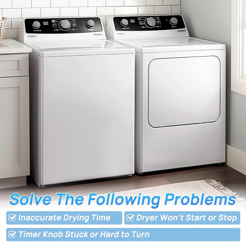 W10185981 Dryer Timer Compatible with Whirlpool WGD4800XQ1 Compatible with Maytag