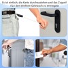 Diffaxy Key Fob Extendible 2 Pieces Robust Retractable Key Ring