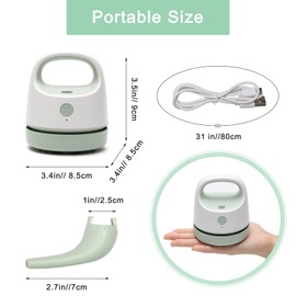 Luxiv Diamond Painting Tools for Drill Quicker Picker, Luxiv Diamond Painting Accessories Tool for Sweep Spilled Diamonds Picker Vacuum Quicker Picker Organizer Spilled Drill with USB Charger, Brush (Green)