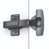 2XSamet Clip Top Black Soft Close 110° Inset Cabinet Hinge