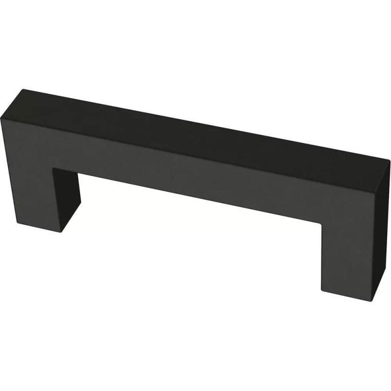 Liberty P41861C-FB Modern Square Bar Pull 3" Flat Black Cabinet