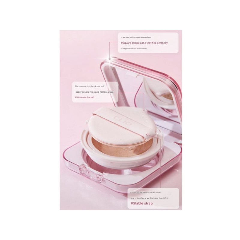 CLIO Kill Cover Mesh Glow Essential Cushion 15g*2ea, Color:23N Ginger