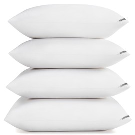 Luxury Hotel Pillows for Sleeping 4 Pack,Bed Pillows Standard Size Set of 4,Down Alternative Filling,Pillows for Back,Stomach or Side Sleepers