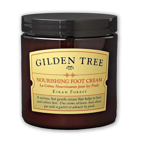 GILDEN TREE Nourishing Foot Cream with Organic Aloe Vera and Shea Butter, 8 ounce jar, Heals Dry Skin, Cracked Heels, Calluses and Softens Rough, Flaky Dead Skin