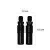 Quick Release Adaptor Aluminium Black Quick Release for Bite Alarms
