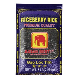Asian Best Riceberry Rice, 5 Lb