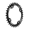 Funn Solo Narrow Wide Chain Ring, BCD 104mm (36T, Black)