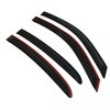 Smoke Tinted Window Sun Rain Visors Vent Guard Wind Deflector