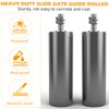 6" Gate Roller Guide with L-Bracket – Heavy-Duty Adjustable Sliding