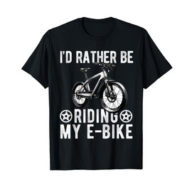 E-Bike Electric Bike For Men Women E Bicycle Lover Funny T-Shirt