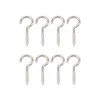 100 Pcs 1-5/8" Stainless Steel 304 Eye Hooks – Heavy